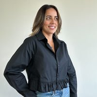 Bristol Ruffle Hem Shirt