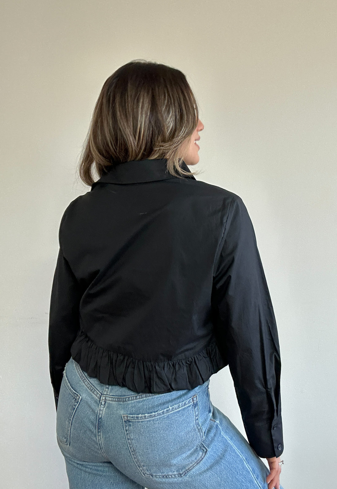 Bristol Ruffle Hem Shirt