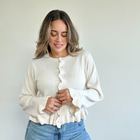 Amelia Ruffled Cardigan