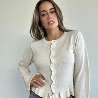 Amelia Ruffled Cardigan