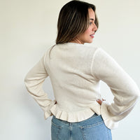 Amelia Ruffled Cardigan
