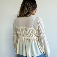 Geneva Chiffon Bow Blouse
