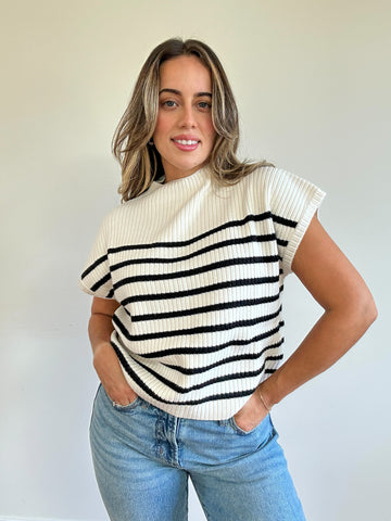 Hudson Stripe Sweater
