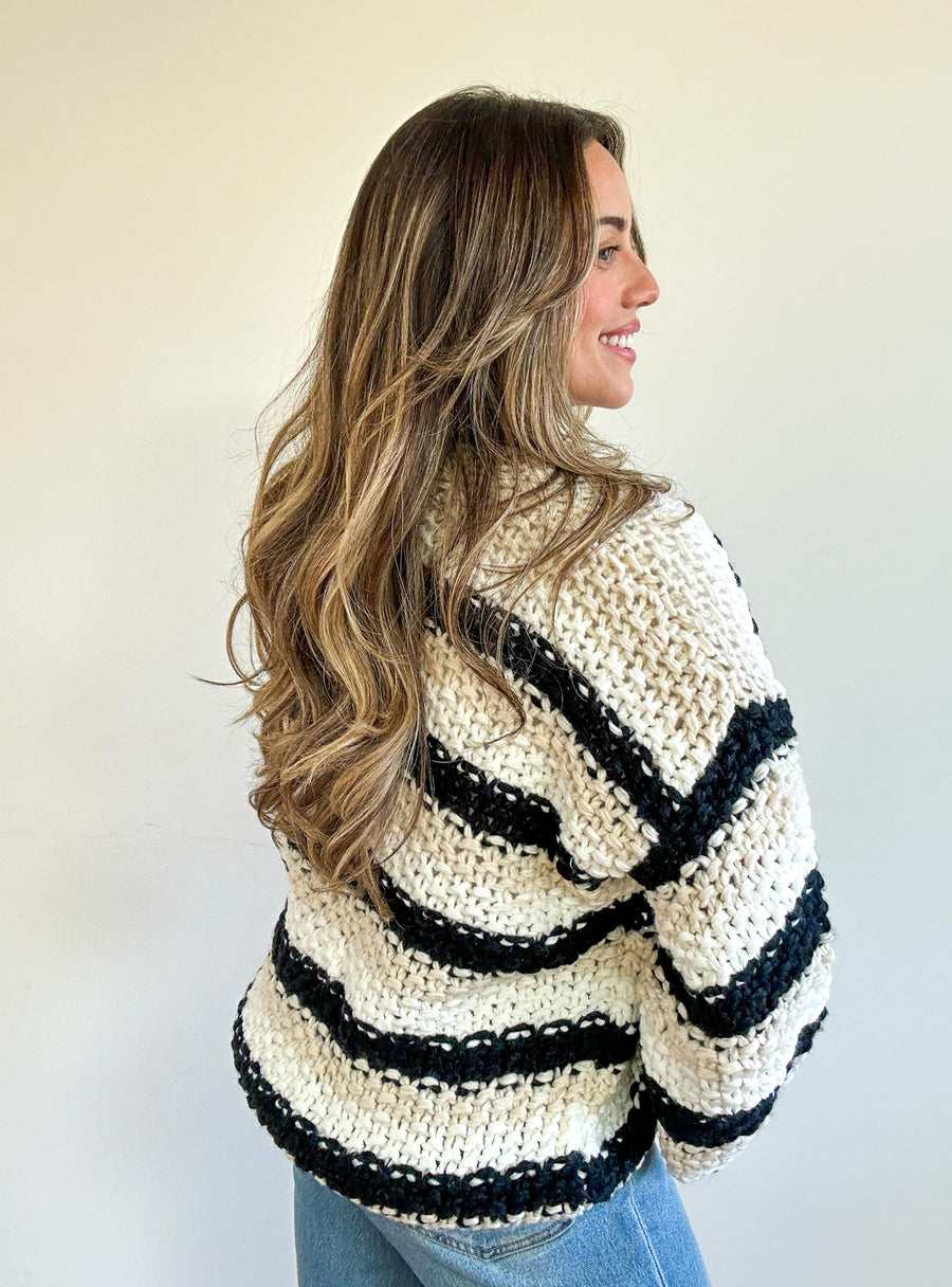 Lyon Stripe Cardigan