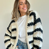 Lyon Stripe Cardigan