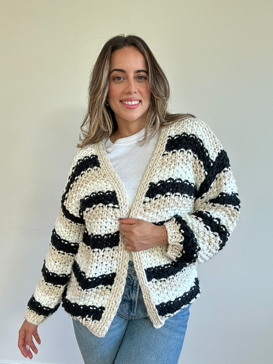 Lyon Stripe Cardigan