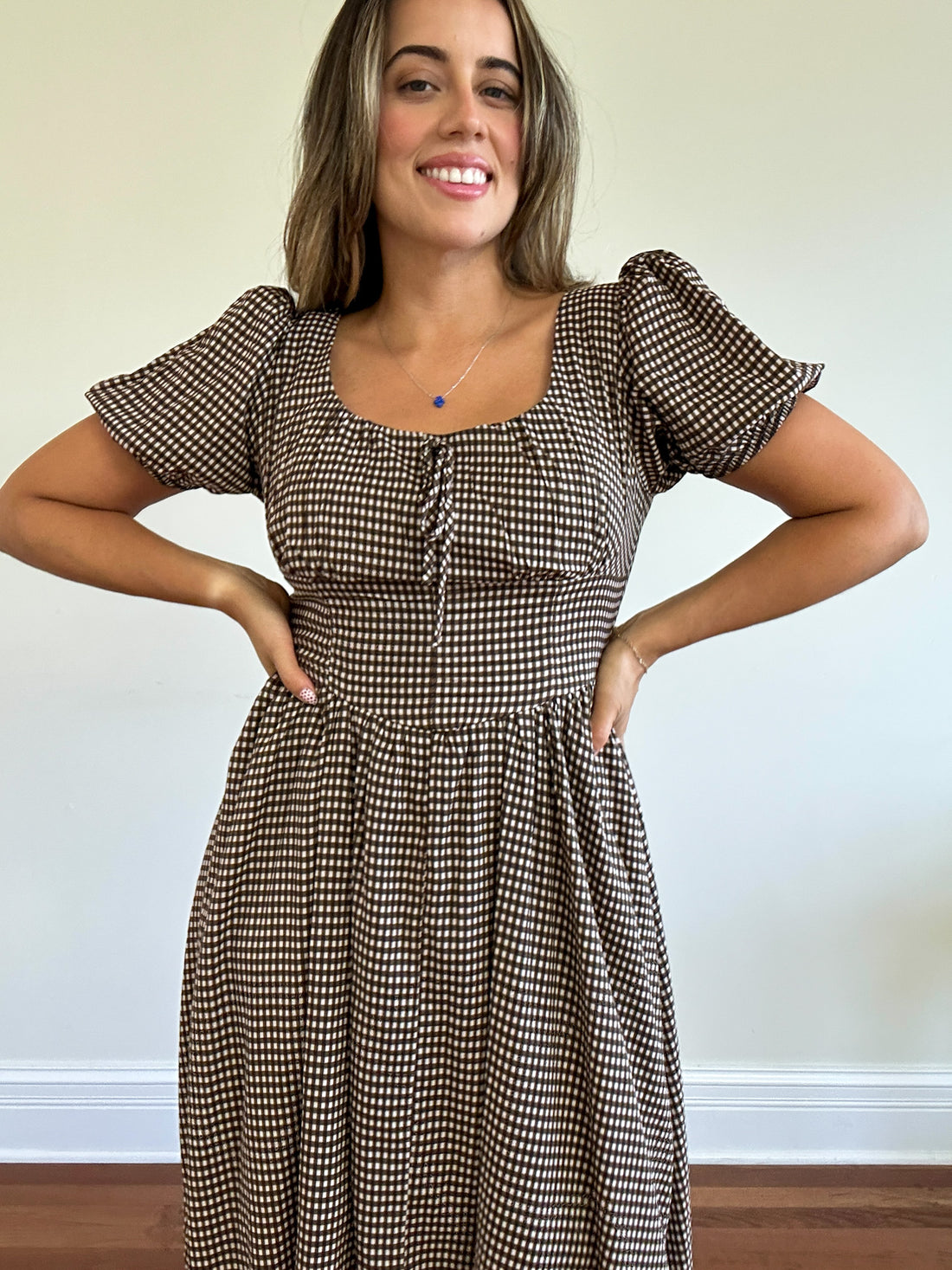 Seattle Plaid Maxi Dress