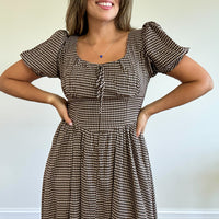 Seattle Plaid Maxi Dress