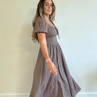 Seattle Plaid Maxi Dress