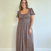 Seattle Plaid Maxi Dress