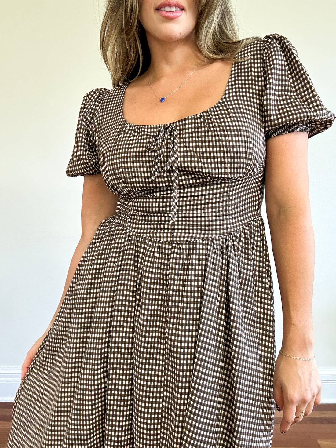 Seattle Plaid Maxi Dress