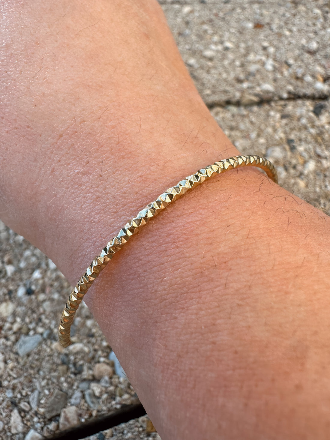 Dainty Little Thing Gold Bangle