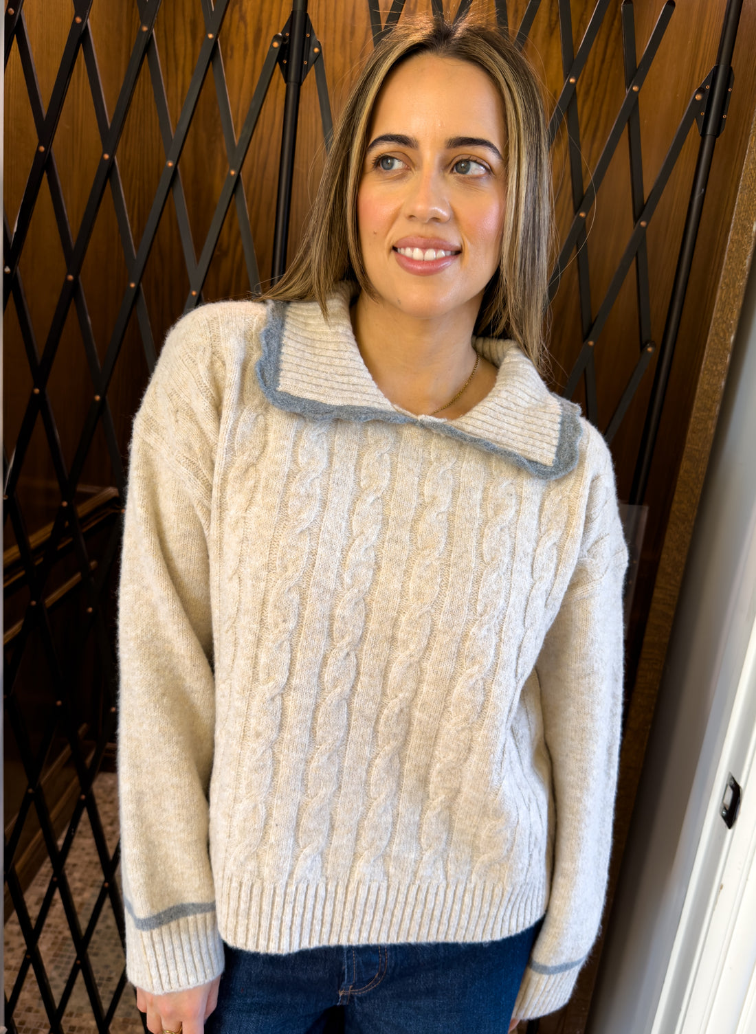 Avery Collared Sweater