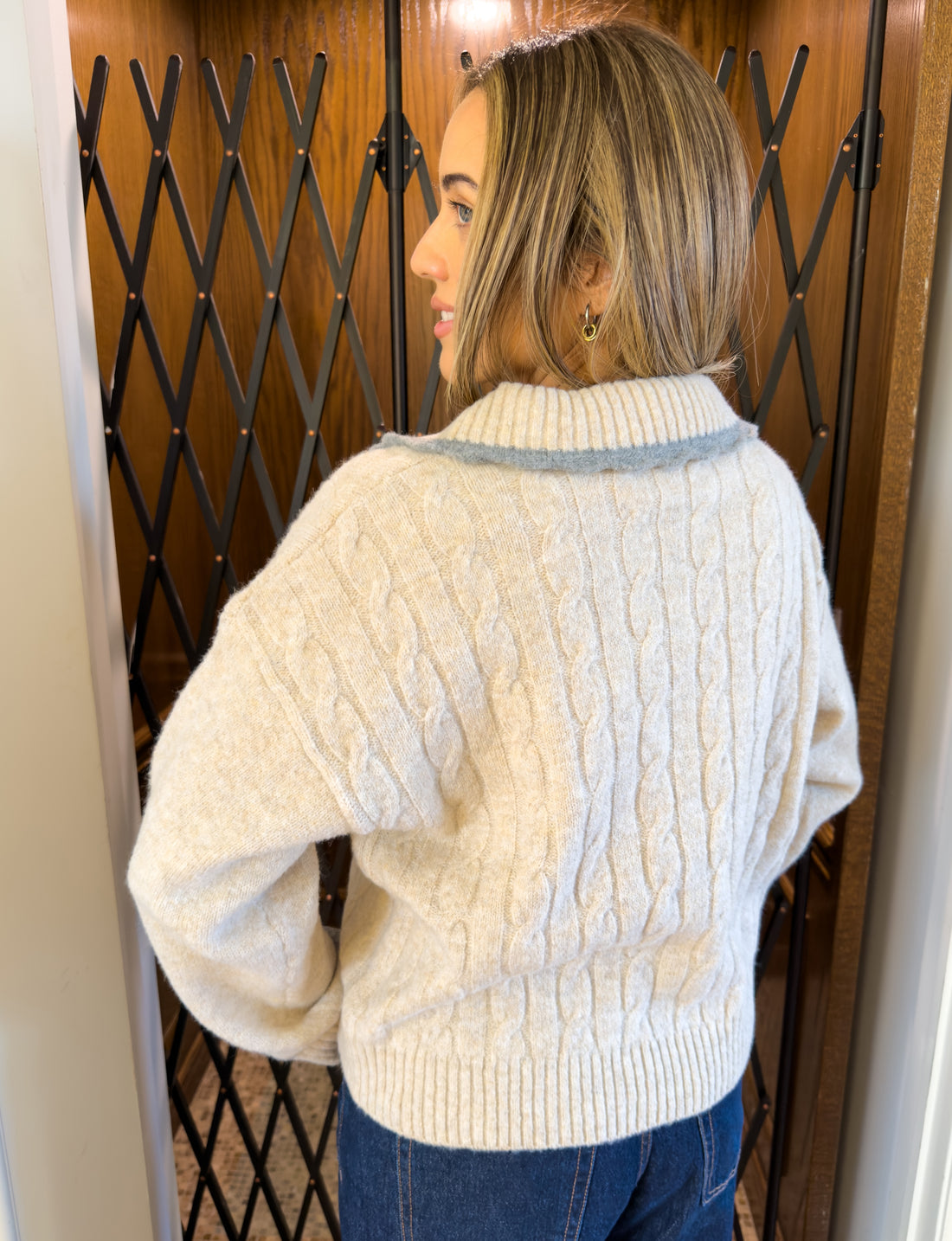 Avery Collared Sweater