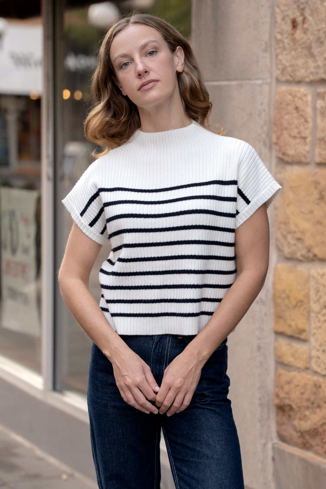 Hudson Stripe Sweater