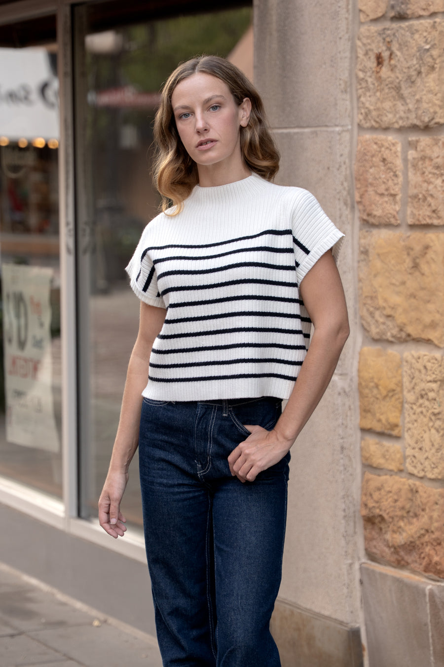 Hudson Stripe Sweater