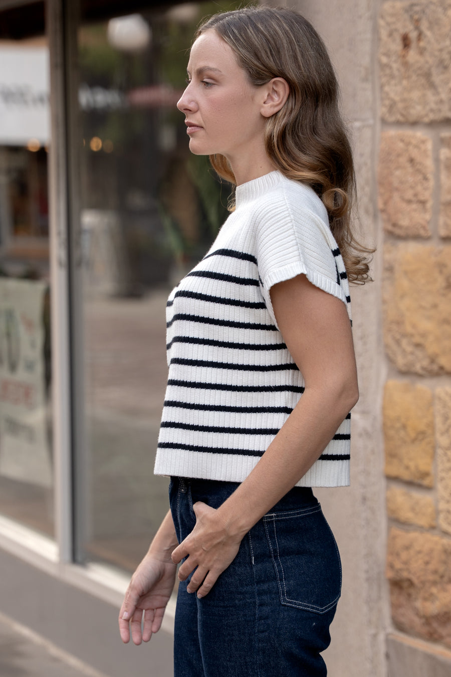 Hudson Stripe Sweater