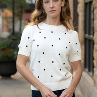 Margot Polka Dot Sweater