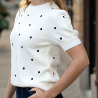 Margot Polka Dot Sweater