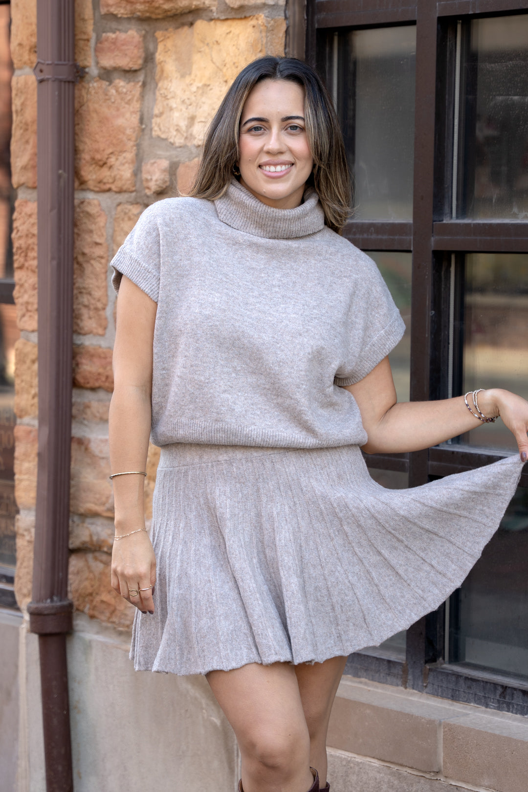 Emory Pleated Skirt Set