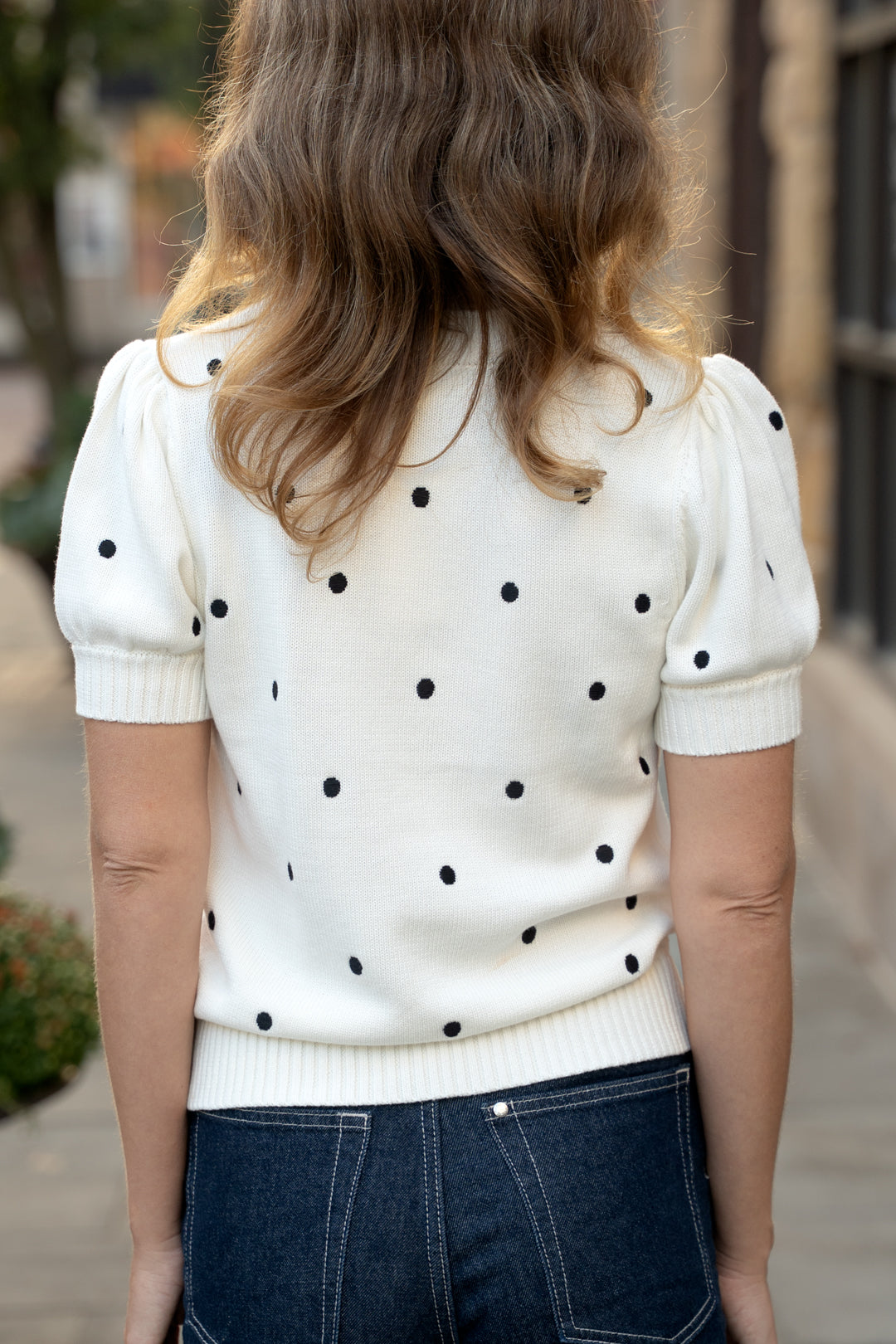 Margot Polka Dot Sweater