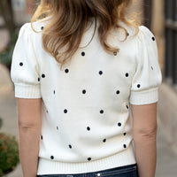 Margot Polka Dot Sweater