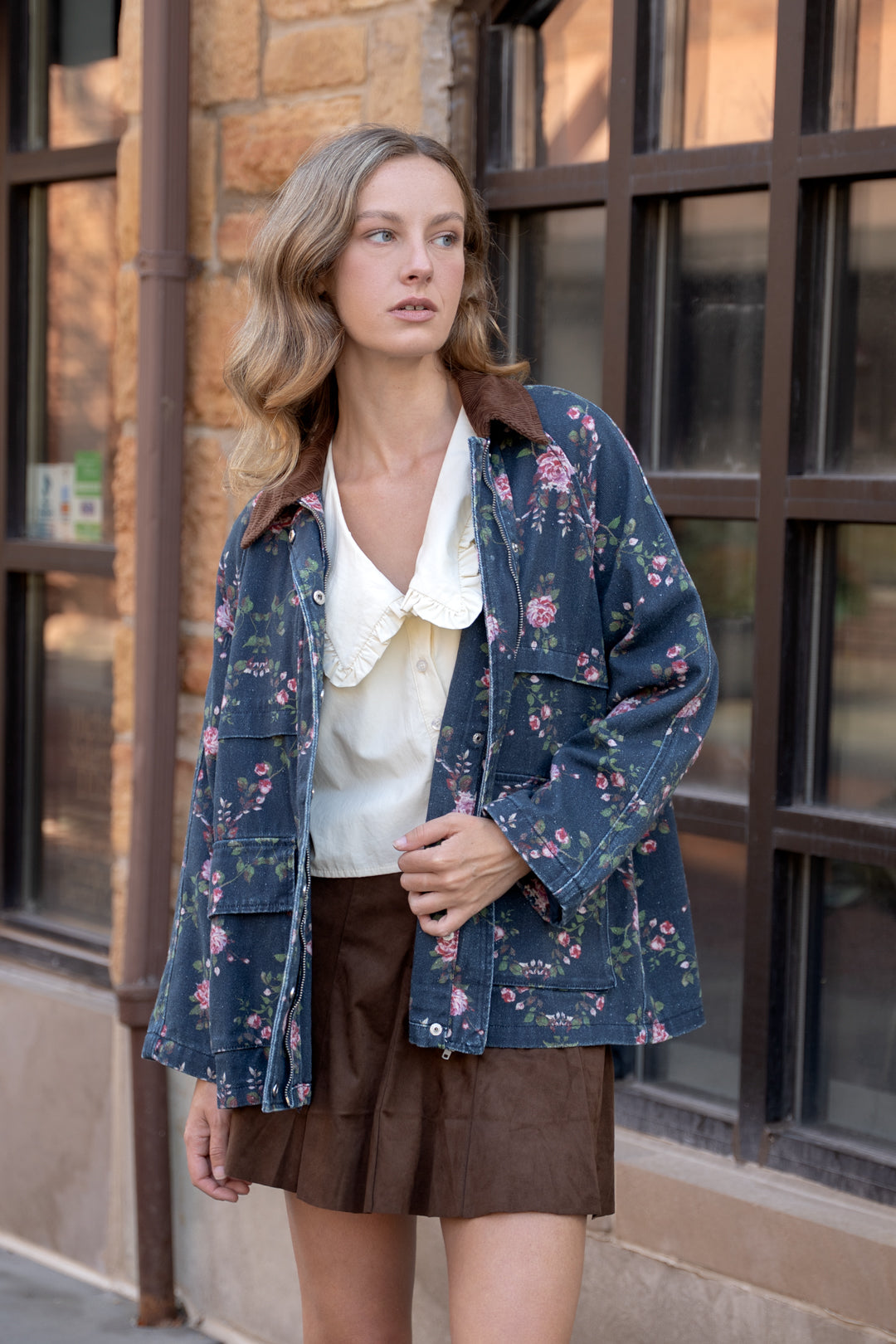 Marlowe Floral Utility Jacket (PRE ORDER)