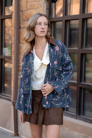 Marlowe Floral Utility Jacket (PRE ORDER)