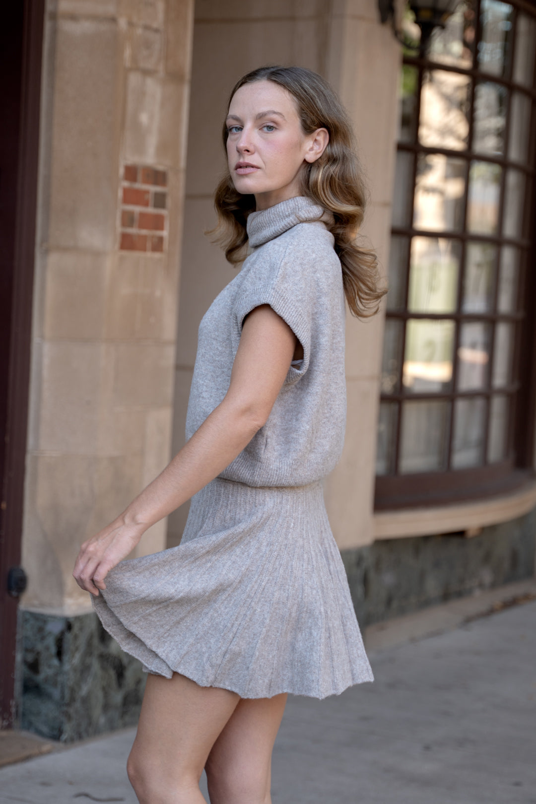 Emory Pleated Skirt Set