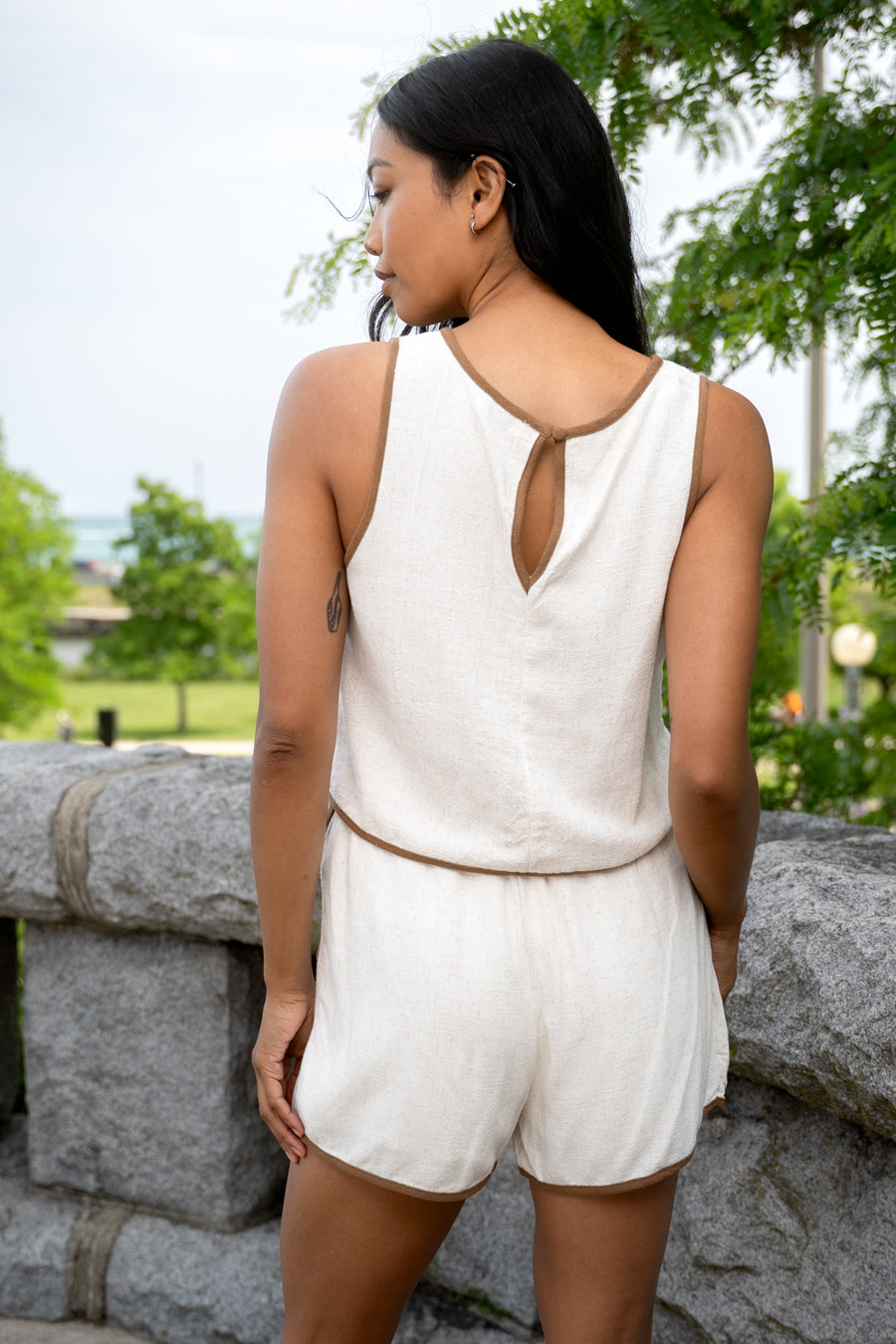 Mallorca Linen Skort