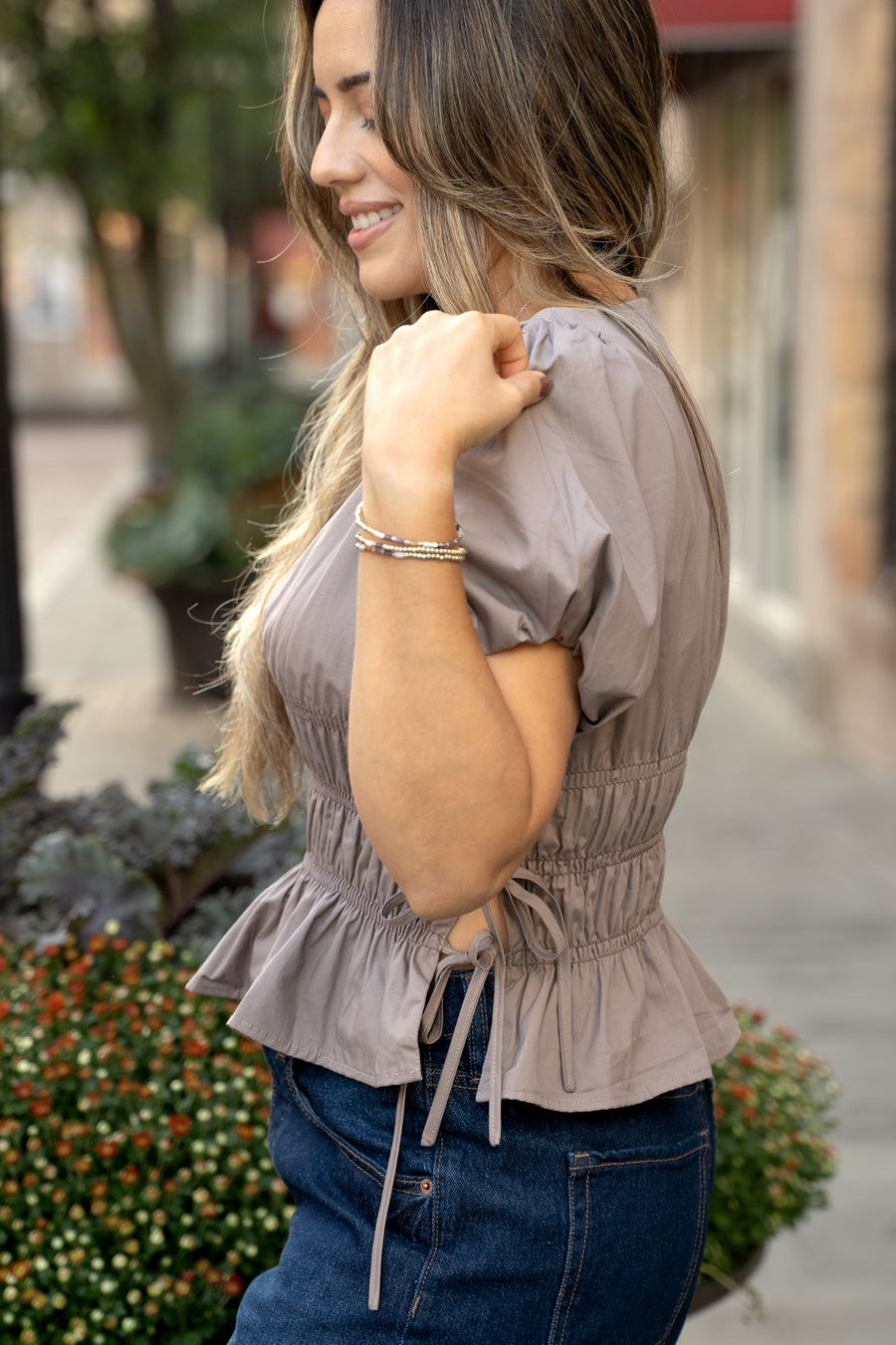 Charlotte Smocked Blouse