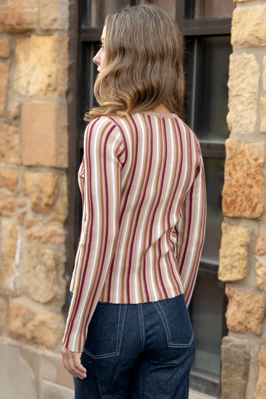 Siena Stripe Knit Top