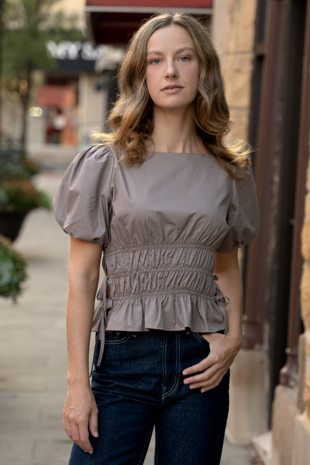 Charlotte Smocked Blouse