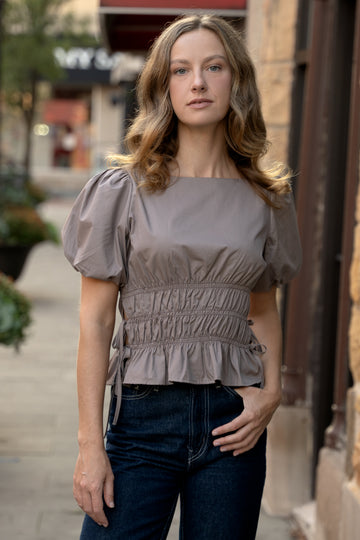Charlotte Smocked Blouse