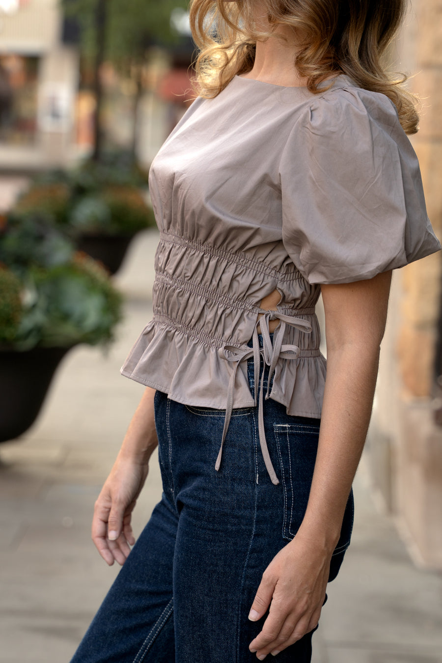 Charlotte Smocked Blouse