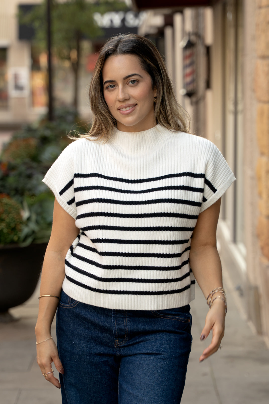 Hudson Stripe Sweater