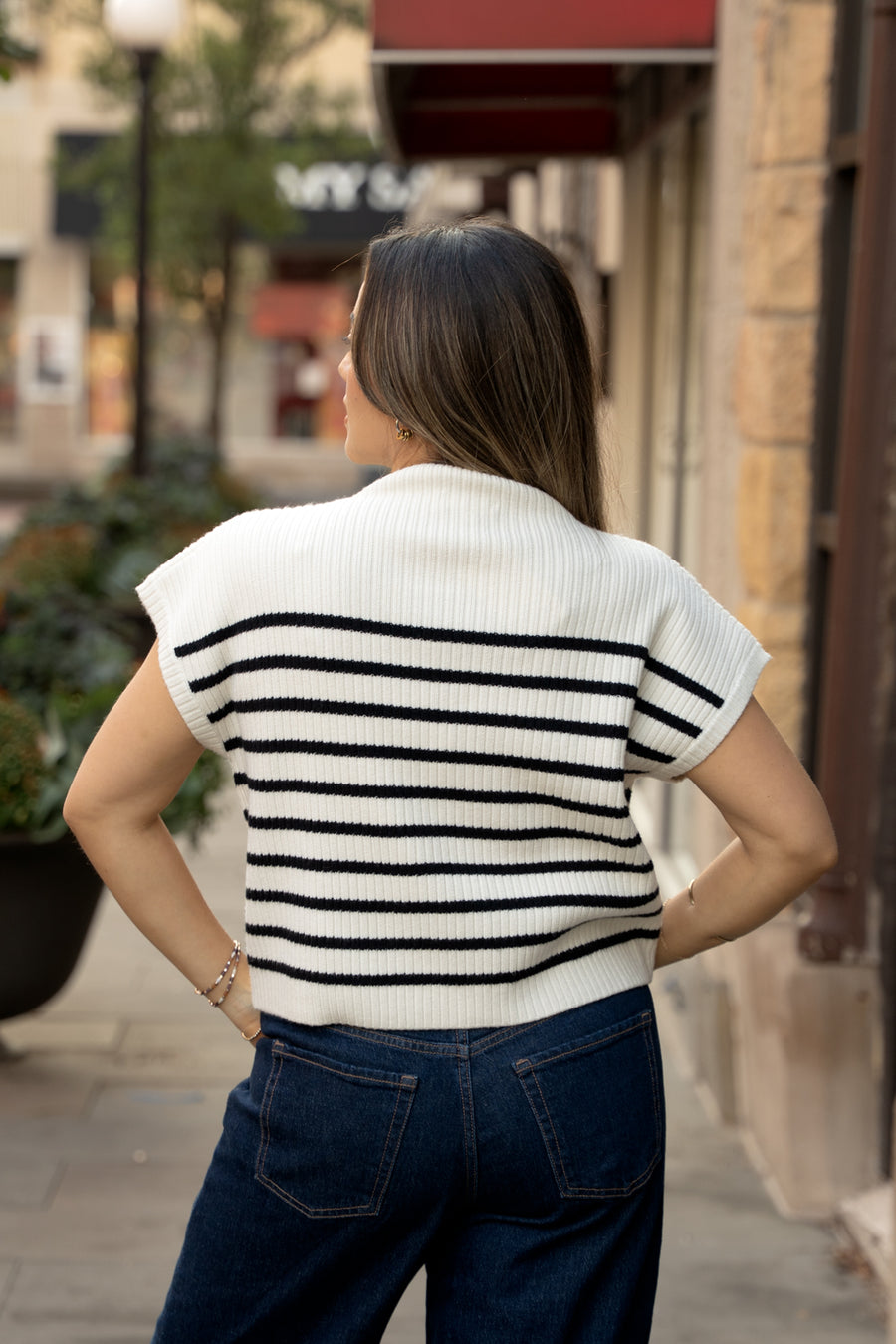 Hudson Stripe Sweater
