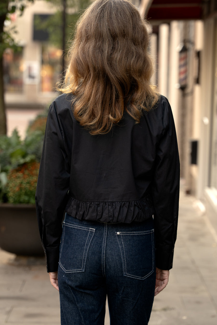 Bristol Ruffle Hem Shirt