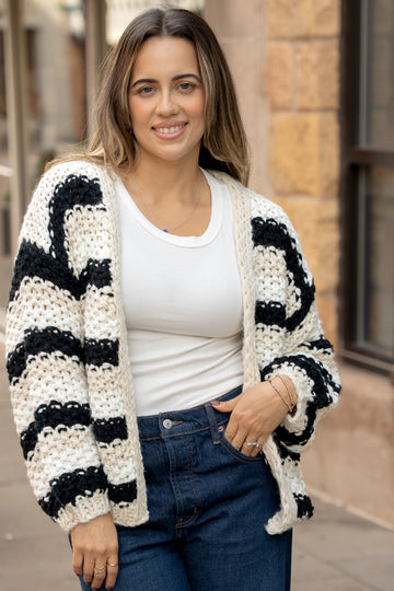 Lyon Stripe Cardigan