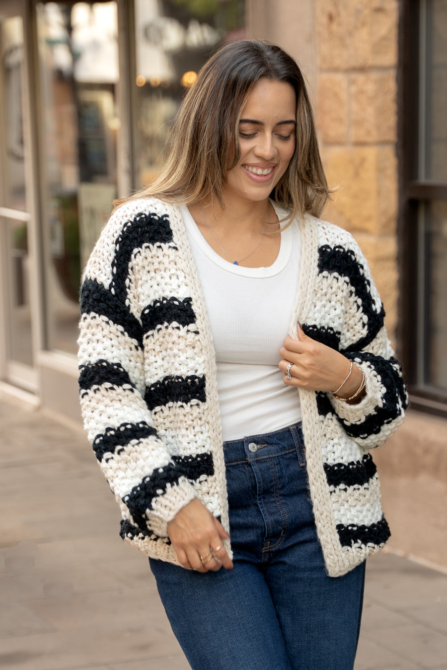 Lyon Stripe Cardigan
