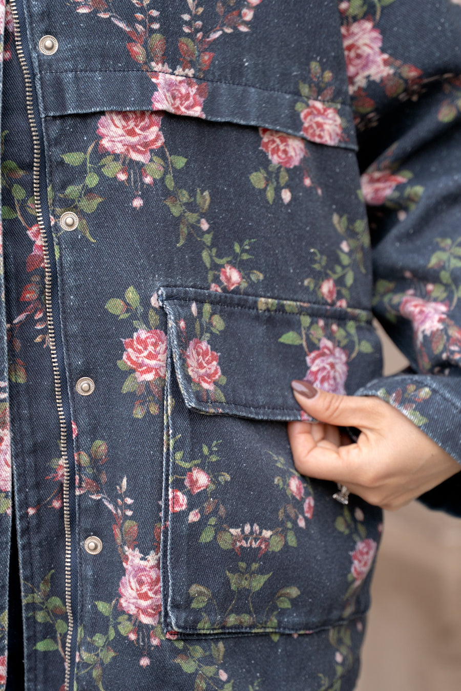 Marlowe Floral Utility Jacket (PRE ORDER)