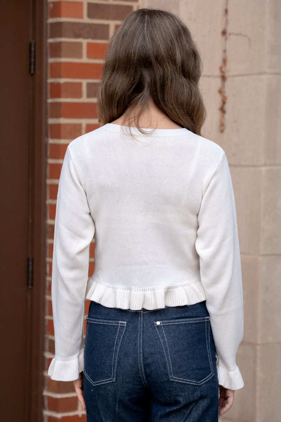 Amelia Ruffled Cardigan