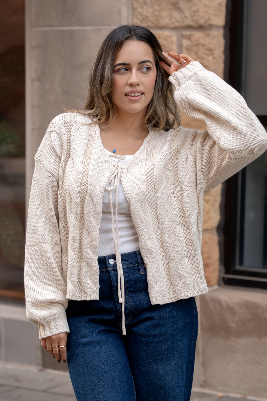Elise Tie Cardigan