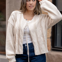 Elise Tie Cardigan