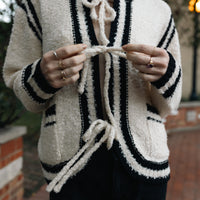 Camille Front Tie Cardigan