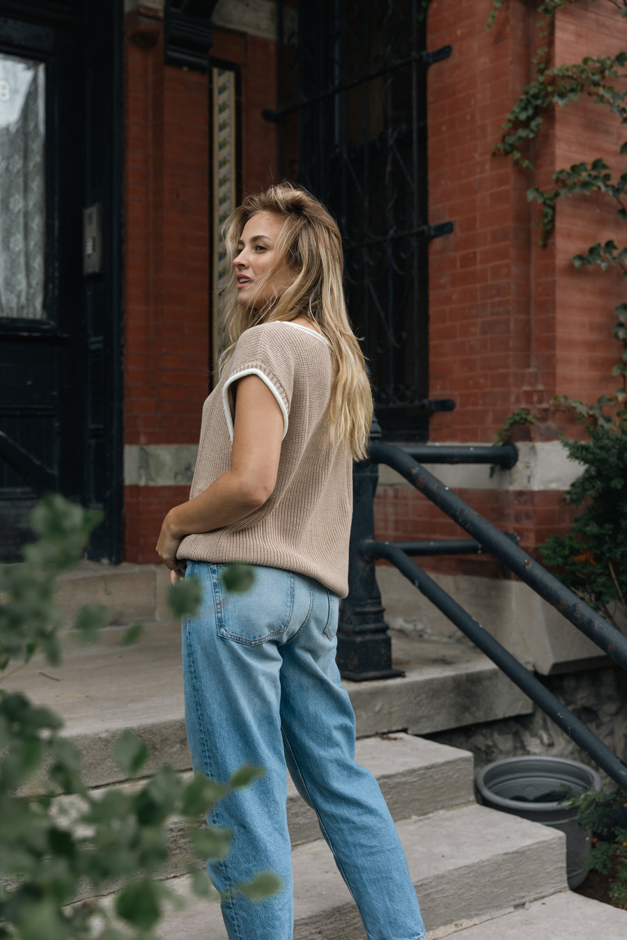 Coastal Knit Sweater Vest