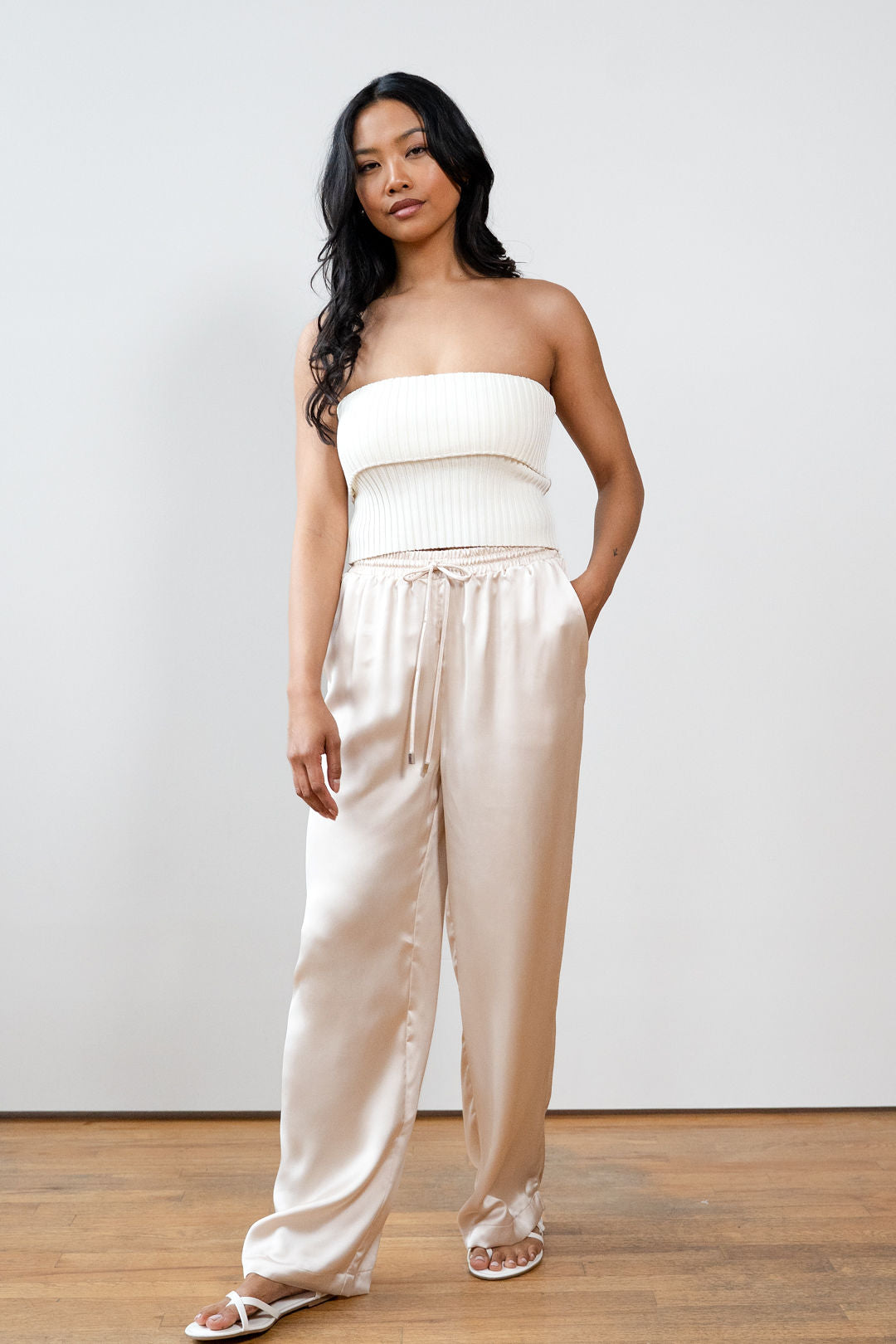 Sardinia Satin Pants