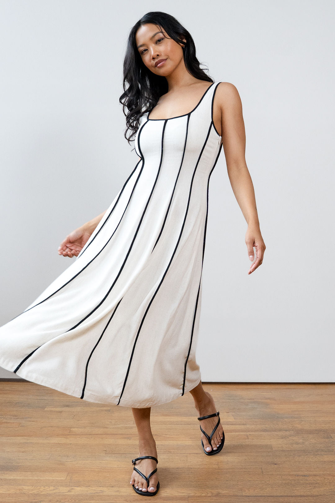 Lisbon Maxi Linen Dress