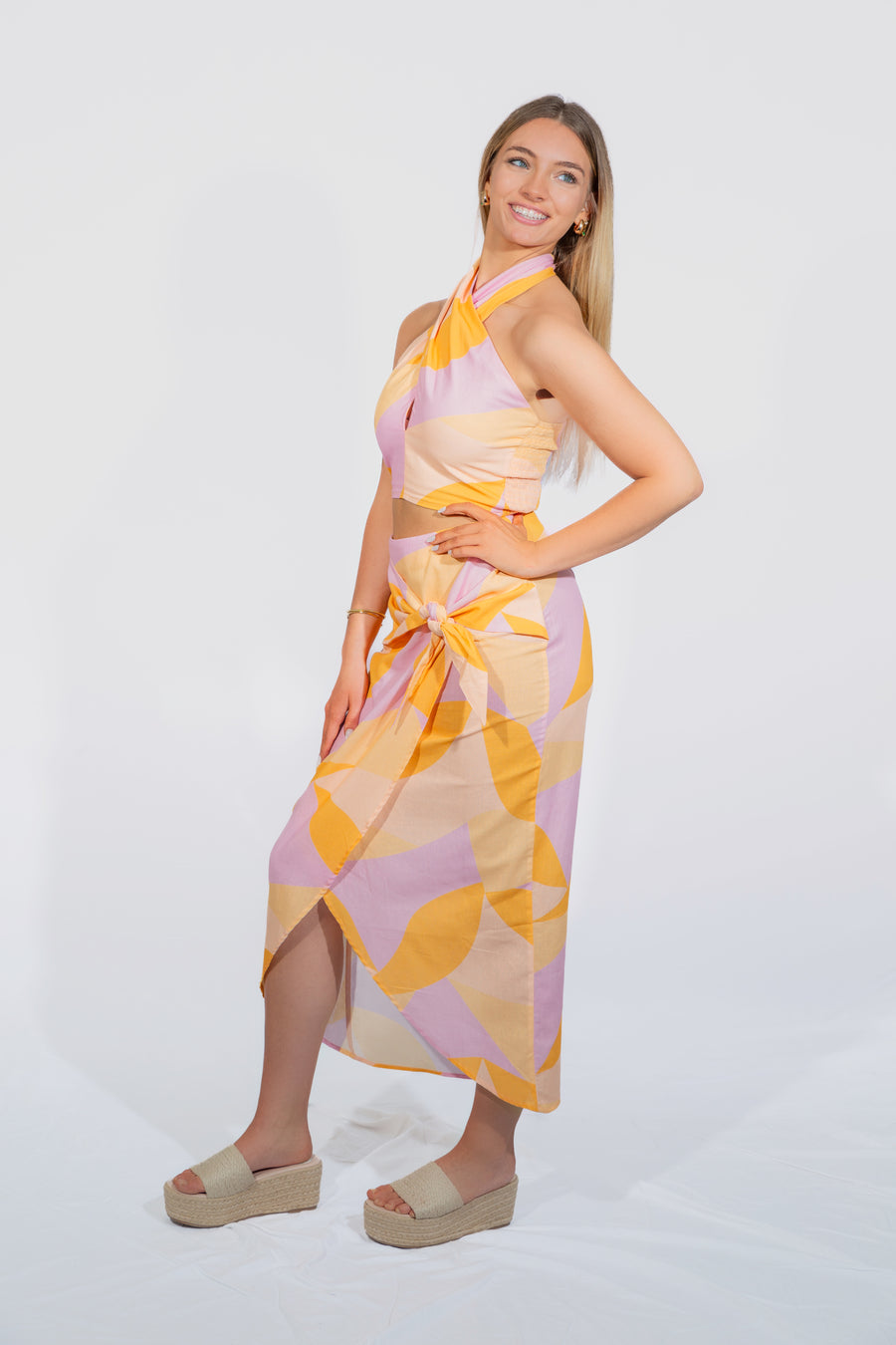 Bora Bora Wrap Top and Skirt Set