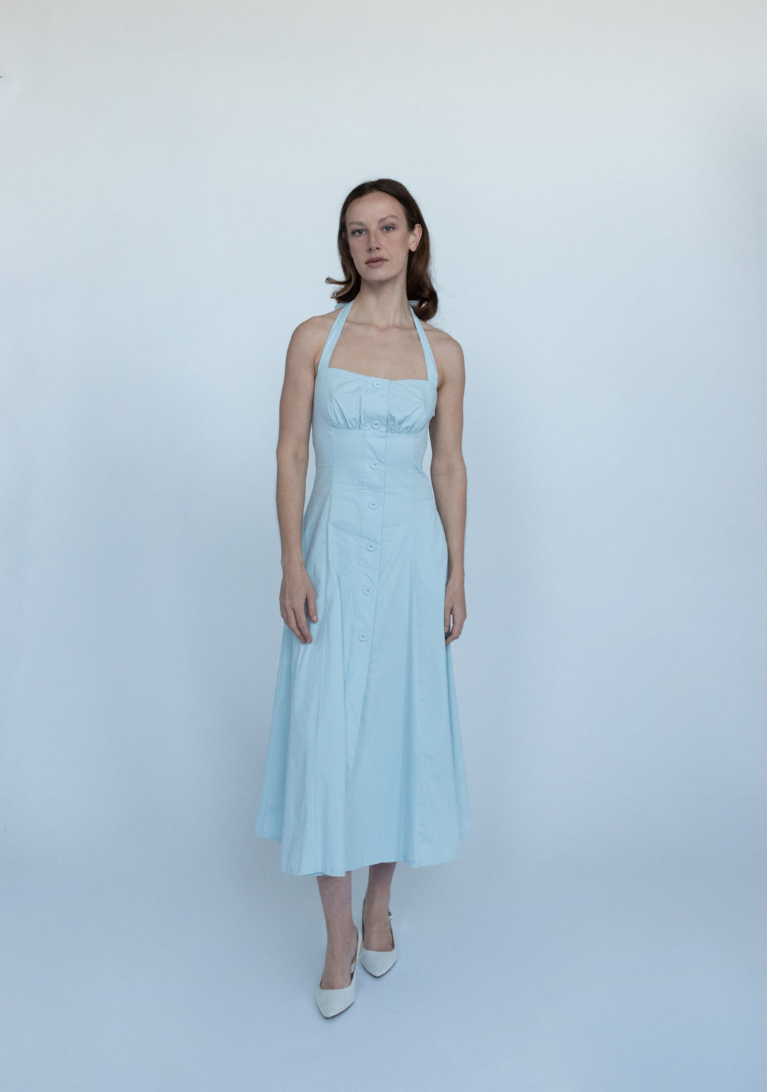 Cannes Blue Maxi Dress